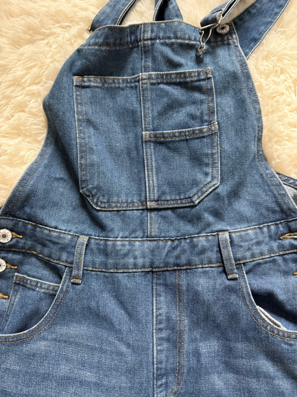 Classic Blue Denim Overalls